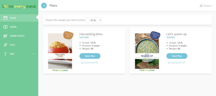 Love Every Meal app preview